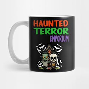 Halloween Zombie Skeleton Haunted Terror Emporium Apparel Mug